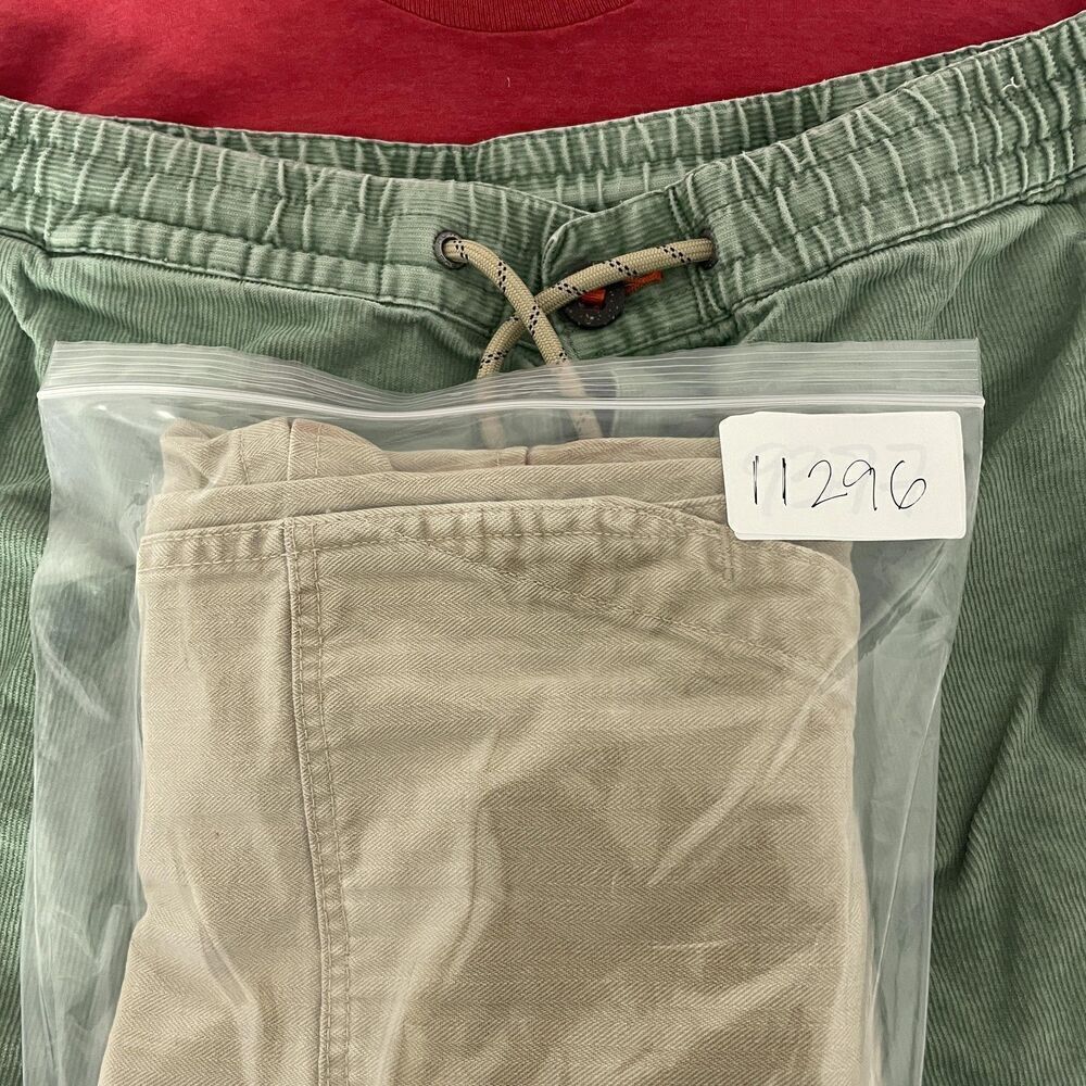 Polo Ralph Lauren Shorts Mens 33 Khaki Drill Cargo Herringbone Utility Workwear - Picture 14 of 14